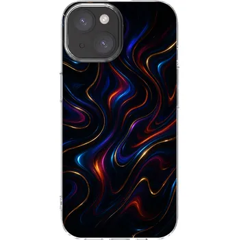 Pouzdro na mobilní telefon Picasee silikonový průhledný obal pro Apple iPhone 15 - Noir