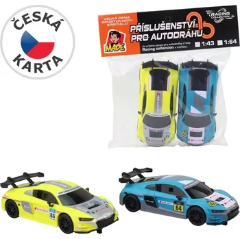 autodráha Náhradní autíčka k autodráze Audi – sada 2 ks