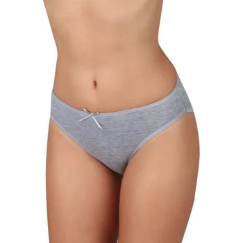 Kalhotky EVONA a.s. Dámské klasické kalhotky EVONA 178 šedé Velikost: XL