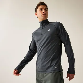 Pánská mikina Dare2b Pánská funkční mikina Fuse Up II DML452 Ebony Grey Velikost: S