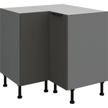 Rohová skříň 90 x 90 cm Grafit