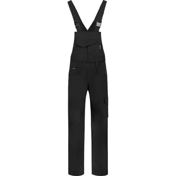 montérky TRICORP Kalhoty Dungaree Overall Industrial T66, s laclem, unisex - AKCE! MAL-T66T113 S Černá