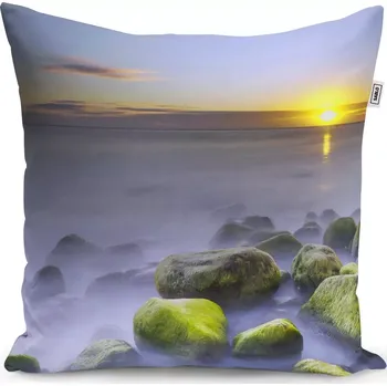 Polštář Sablio Polštář Kameny v jezeře - 40x40 cm