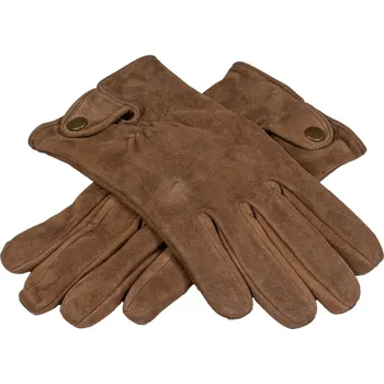 Rukavice BOHEMIA GLOVES Pánské rukavice z broušené kůže s kašmírem Barva: Hnědá, Velikost: 7,5