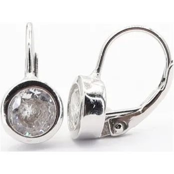 Náušnice Stříbrné náušnice s klasickým zapínáním