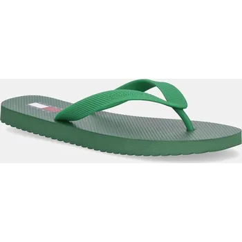 Pánské žabky Žabky Tommy Jeans BEACH SANDAL pánské, zelená barva, EM0EM01560 77X, EUR 46