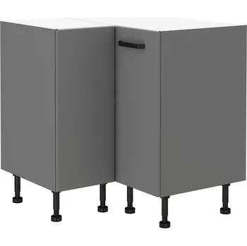 Kuchyňská skříňka Rohová skříň 90 x 90 cm Antracit