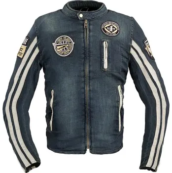 Moto bunda W-Tec Pánská moto bunda W-TEC Wildone Barva modrá, Velikost S