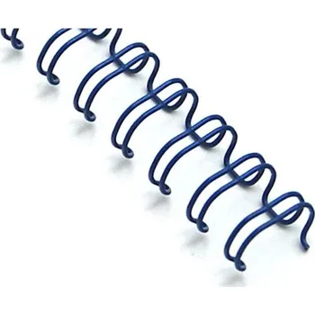 Vázací hřbet Drátěné hřbety 14,3mm (9/16) modré, 100 ks