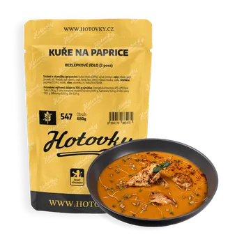Hotové jídlo Hotovky Bezlepkové-Kuře na paprice (2 porce)
