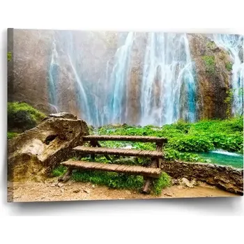 Obraz Sablio Obraz Posezení u vodopádu - 60x40 cm