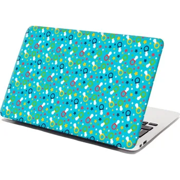 samolepka Sablio Samolepka na notebook Dudlíky a hvězdy - 29x20 cm