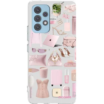 Pouzdro na mobilní telefon Picasee silikonový průhledný obal pro Samsung Galaxy A53 5G A536 - Glam Babe