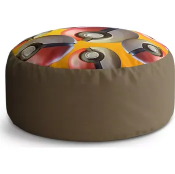 Taburet Sablio Taburet Circle Pokemon ball Pattern: 38x48 cm