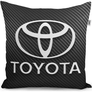 Polštář Sablio Polštář Toyota Carbon - 40x40 cm