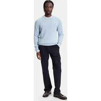 Oblečení a móda Tommy Hilfiger Svetr Classic MW0MW39524 Světle modrá Regular Fit XXL