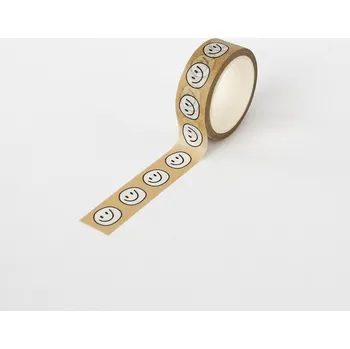 Lepicí páska Smajlík – hnědá