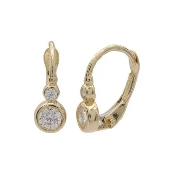 Náušnice Zlaté náušnice na patent