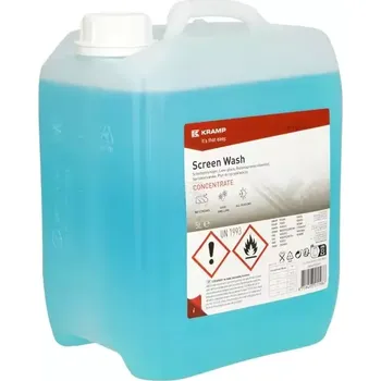 Směs do ostřikovače Kapalina do ostřikovačů Kramp, 5L, koncentrát -60°C, světle modrá