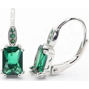 Náušnice Stříbrné náušnice s klasickým zapínáním