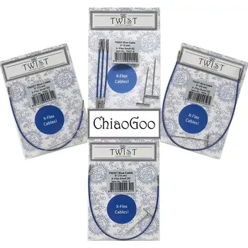 ChiaoGoo Speciální Lanka Twist Blue X-Flex (ChiaoGoo Twist Blue Cable X-Flex)