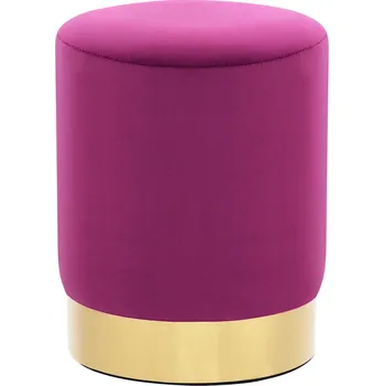 Stolička ZBXL Stolička fialová a zlatá samet 28 x 36 cm