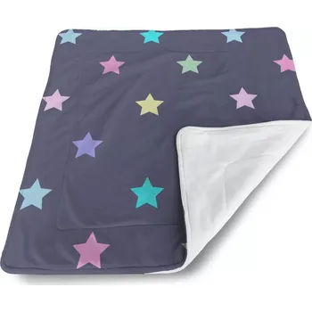 deka Sablio Deka pro miminko Hvězdy na modré - 80x100 cm