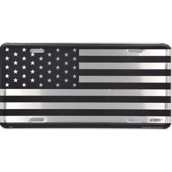 Plechová cedule Americká SPZ US Flag BW