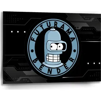 Obraz Sablio Obraz Futurama Bender Technology - 90x60 cm