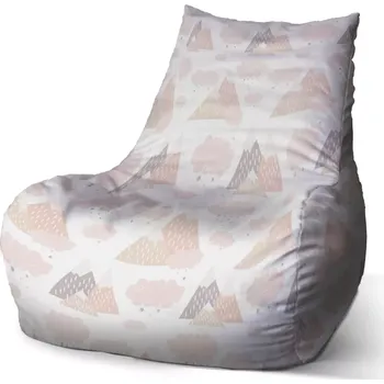 Sedací pytel Sablio Sedací vak Bean Dětské pyramidy - 100 x 90 x 45 cm