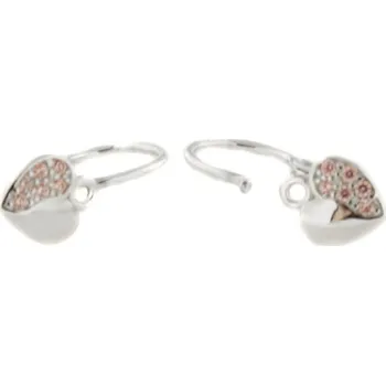 Náušnice Dětské zlaté náušnice z bílého zlata C2160WP (585/1000) 1 g