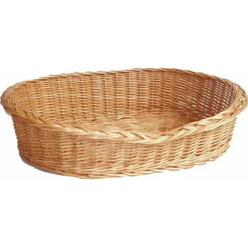 Pelíšek pro psa Proutěný pelíšek pro psy 120 cm (Proutěný pelíšek 120 cm – extra velký přírodní pelech pro psy na zakázku)