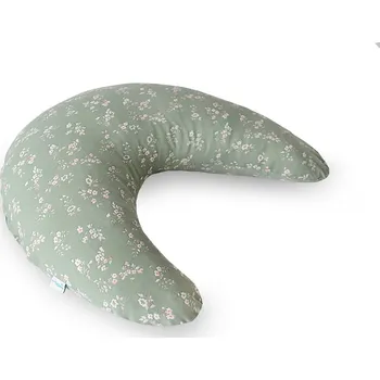 Kojící polštář CEBA BABY Polštář kojicí HUGGY (150x60x37) Basic Žerzej Green Meadow