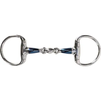 Udidlo pro koně QHP Udidlo olivové dvakrát lomené Anatomical QHP, 14 mm, sweet iron 11,5 cm