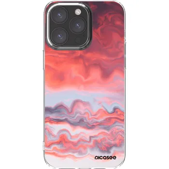 Pouzdro na mobilní telefon Picasee silikonový průhledný obal pro Apple iPhone 15 Pro Max - Sunset