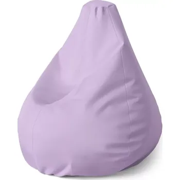 Sedací pytel Sablio Sedací vak Pear Světle fialová - 70 x 95 x 15 cm