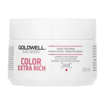 Vlasová regenerace Goldwell Dualsenses Color Extra Rich 60sec Treatment maska pro barvené vlasy 200 ml