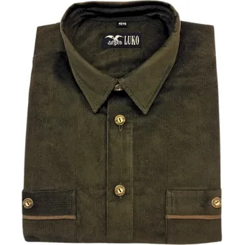 Pánská košile Luko Myslivecká manšestrová košile - 042162 - Velikost 46