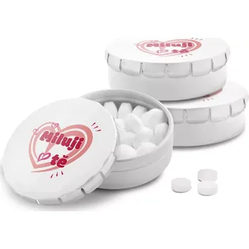 Bonbon Sablio Mentolky Miluji tě srdce - 3 ks