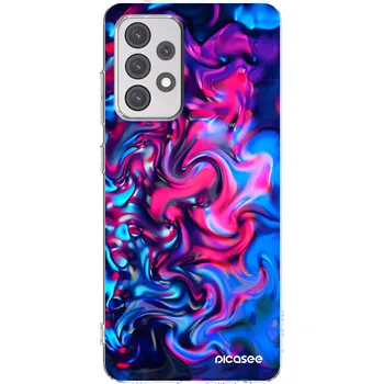 Pouzdro na mobilní telefon Picasee silikonový průhledný obal pro Samsung Galaxy A52 5G A525F - Redlight