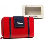 Peterson Kožená dámská peněženka PTN KA-27 ČERVENÁ+MODRÁ v krabičce RFID