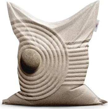 Sedací pytel Sablio Sedací vak Classic Otisk v písku - 150x100 cm