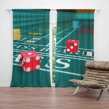 Závěs Sablio Závěs Kostky: 2ks 140x250cm