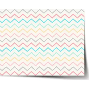 Plakát Sablio Plakát Šestibarevné klikyháky - 90x60 cm