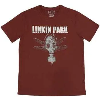 Pánské tričko Merch Linkin Park: Linkin Park Unisex T-shirt: Gas Mask (large) L