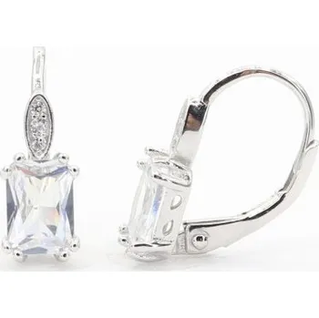 Náušnice Stříbrné náušnice s klasickým zapínáním