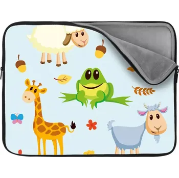 pouzdro na notebook Sablio Obal na notebook Zvířátka 3 - 15,6"