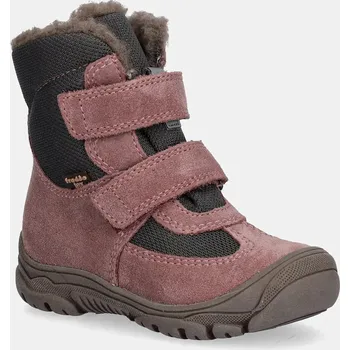 Dívčí zimní obuv Dětské zimní boty Froddo LINZ WOOL TEX HIGH růžová barva, G3160229 G3160229.G.25.30 39X, EUR 27