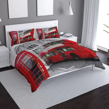 Povlečení Sablio Povlečení Londýn 2 - 140x220 / 90x70