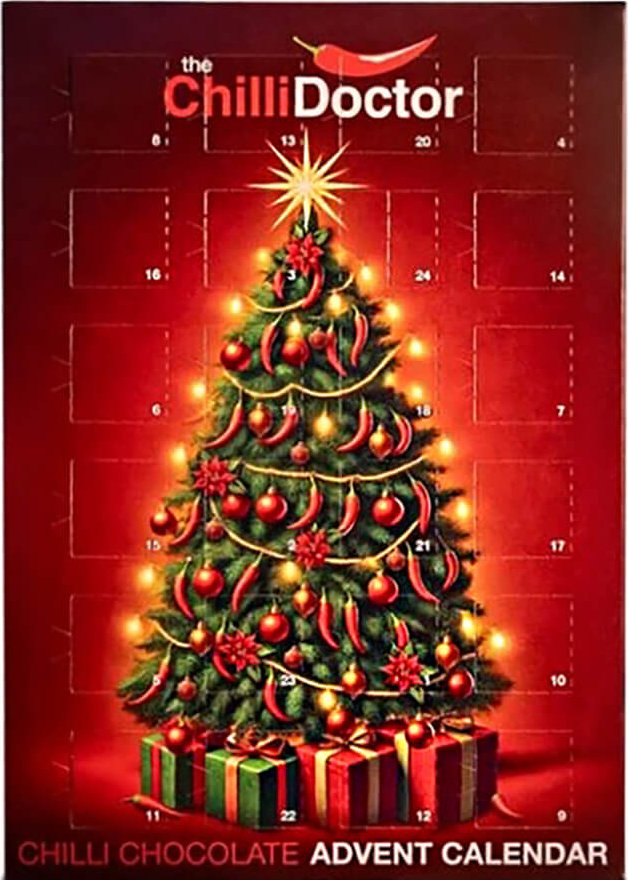 The ChilliDoctor Chilli čokoládový adventní kalendář